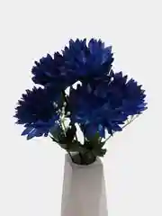 Темно-синий искусственные цветы хризантемы, букет.