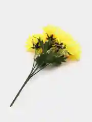 Желтый искусственные цветы хризантемы, букет.
