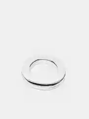 Серебряный люверсы для штор, 3,5/5,5 см, 10 штук, глянцевые