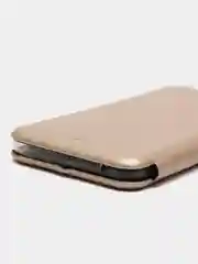 Золотой чехол-книжка на Huawei Honor 9 Lite, Хуавей Хонор 9 Лайт