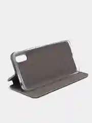 Серебряный чехол-книжка Xiaomi Redmi 9A (Сяоми Редми 9А)