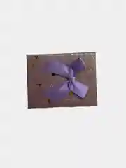 Фиолетовый коробочка подарочная для украшений