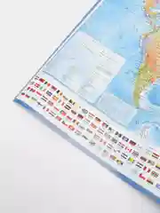 Интерактивная карта мира политическая, 101 х 66 см, 1:32 М