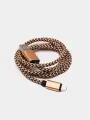 Золотой кабель USB - microUsb для Зарядки и Передачи данных