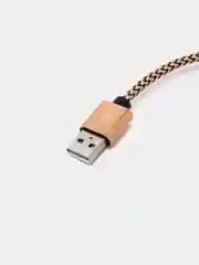 Золотой кабель USB - microUsb для Зарядки и Передачи данных