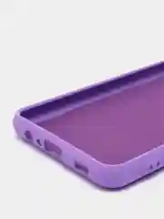 Пурпурный чехол Silicone Cover для Samsung Galaxy A12 / M12 силиконовый
