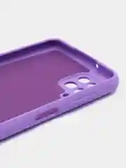 Пурпурный чехол Silicone Cover для Samsung Galaxy A12 / M12 силиконовый