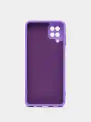 Пурпурный чехол Silicone Cover для Samsung Galaxy A12 / M12 силиконовый