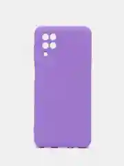 Пурпурный чехол Silicone Cover для Samsung Galaxy A12 / M12 силиконовый