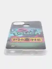 Черный чехол Realme C21 Реалми С21 силиконовый с рисунком