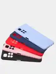 Красный чехол для Redmi Note 11S (5G) / Xiaomi Redmi Note 11 (5G) (China) / Poco M4 Pro 5G матовый