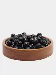 Бусины пластиковые, чёрные, 6 мм, 100 штук