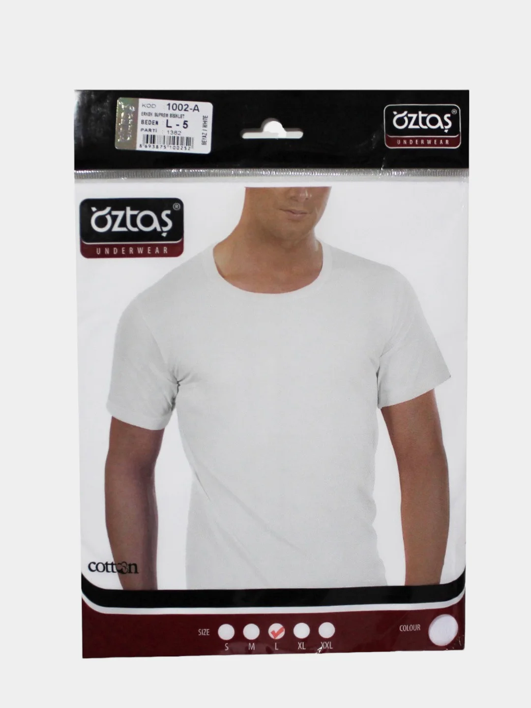 Белый футболка мужская Oztas