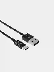 Черный usb-кабель HOCO X23 для зарядки и передачи данных Micro USB/Type-C, 1 м