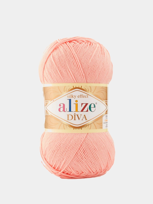 Пряжа Alize Diva 100% Микрофибра 100г 350м
