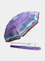 Фиолетовый зонт от солнца, зонт пляжный с наклоном и чехлом