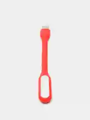 Красный светодиодный USB светильник, гибкая LED лампа, фонарик