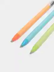 Ручка шариковая 0,5мм синяя, корпус МИКС LANCER Fluo 815 Пастель ароматизированная