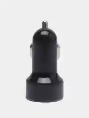 Черный автомобильное зарядное устройство в прикуриватель, QC3.0 быстрая зарядка, USB, Type-C
