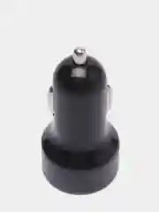 Черный автомобильное зарядное устройство в прикуриватель, QC3.0 быстрая зарядка, USB, Type-C