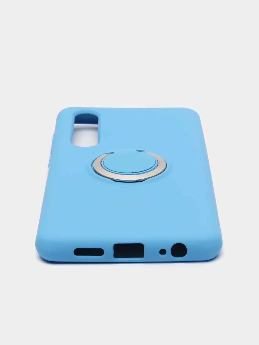 Голубой чехол на Huawei Honor с кольцом держателем для Y5 Y5P Y6 Y8P 8A 8S 9S 30i P30 P Smart S