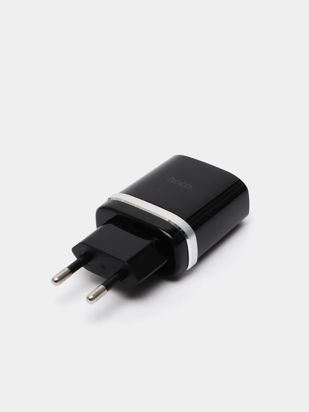 Черный сетевое зарядное устройство 18 W, Блок питания QC 3.0, Быстрая зарядка USB, Hoco C12Q
