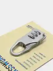 Серебряный кодовый навесной замок