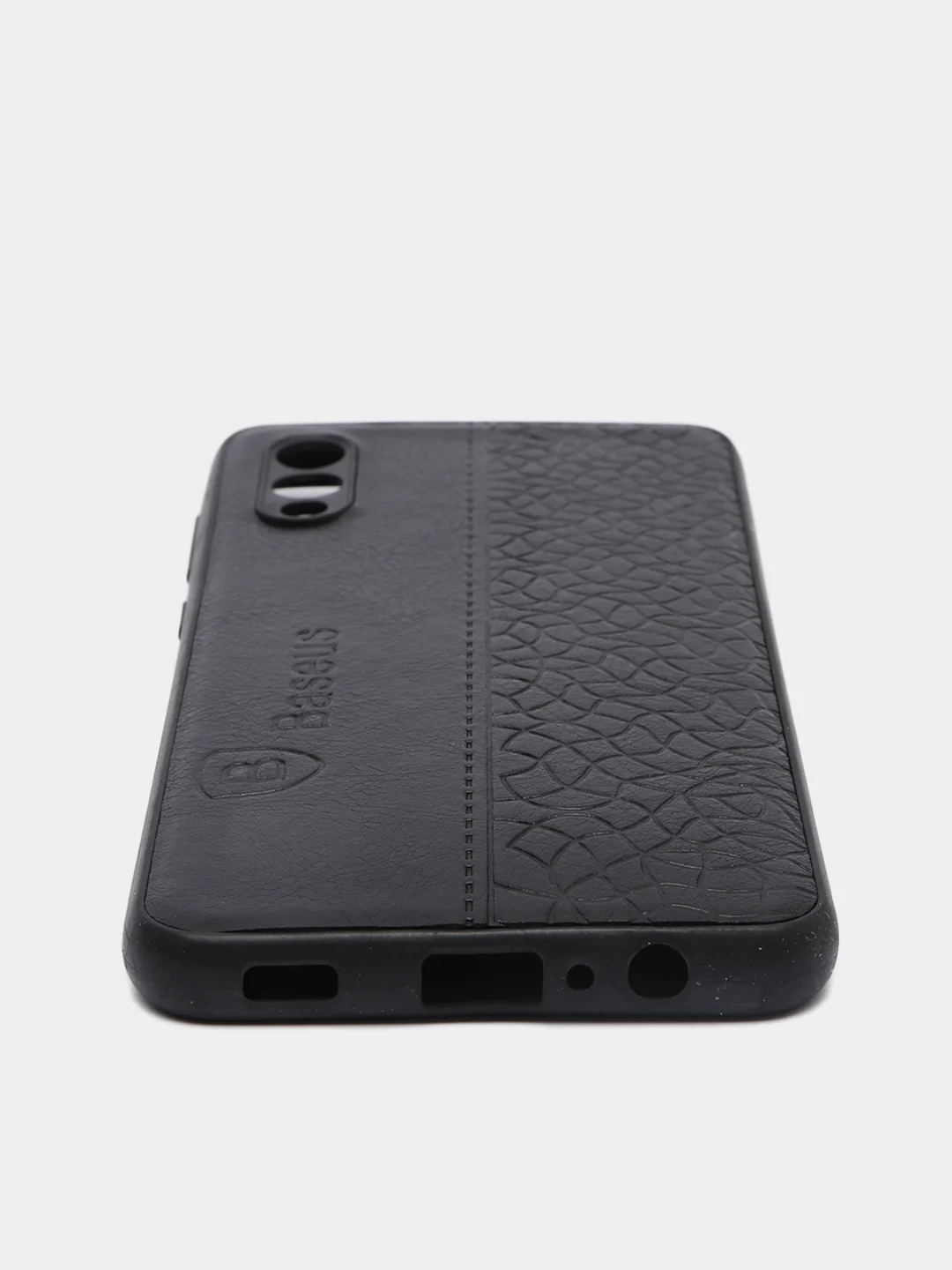 Черный чехол Samsung Galaxy A02, Самсунг Галакси А02 из эко кожи Baseus