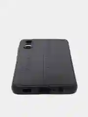 Черный чехол Samsung Galaxy A02, Самсунг Галакси А02 из эко кожи Baseus