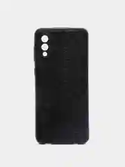 Черный чехол Samsung Galaxy A02, Самсунг Галакси А02 из эко кожи Baseus