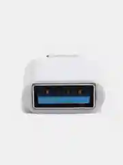 Белый otg переходник с Type-C на USB и с microUSB на USB (ОТГ)