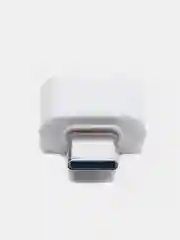 Белый otg переходник с Type-C на USB и с microUSB на USB (ОТГ)
