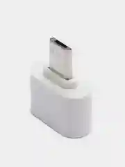 Белый otg переходник с Type-C на USB и с microUSB на USB (ОТГ)