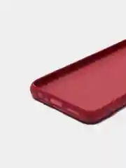 Бордовый чехол REALME Narzo 50A  / REALME C25 / REALME C25S с защитой камеры и бархатом внутри