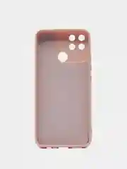 Бежевый чехол REALME Narzo 50A  / REALME C25 / REALME C25S с защитой камеры и бархатом внутри