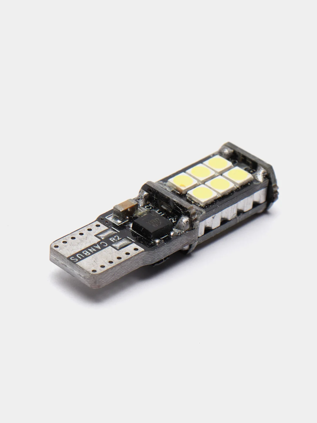Габаритные светодиодные лампы, 2 штуки, автомобильная LED лампа T10 W5W с canbus