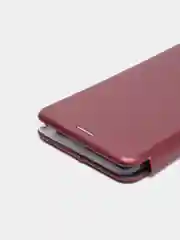 Бордовый чехол-книжка INFINIX NOTE 10 PRO