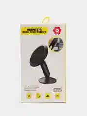 Серебряный магнитный держатель телефона в машине H-CT313