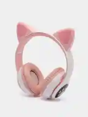 Бежевый меланж беспроводные наушники Bluetooth, со светящимися ушками, детские