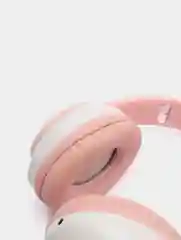 Бежевый меланж беспроводные наушники Bluetooth, со светящимися ушками, детские