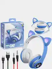Морской беспроводные наушники Bluetooth, со светящимися ушками, детские