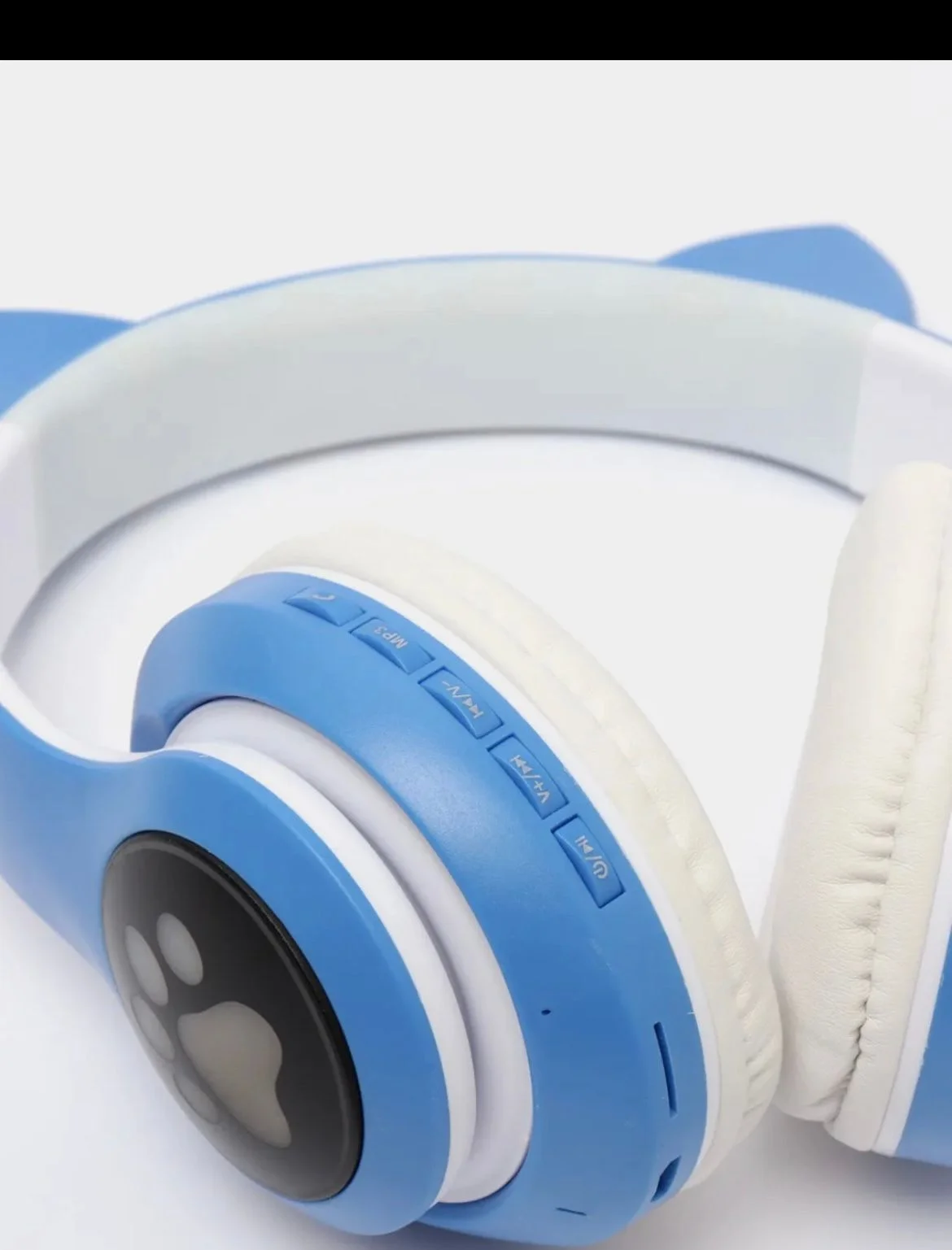 Морской беспроводные наушники Bluetooth, со светящимися ушками, детские