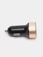 Золотой автомобильное зарядное устройство для телефона, 2 USB порта