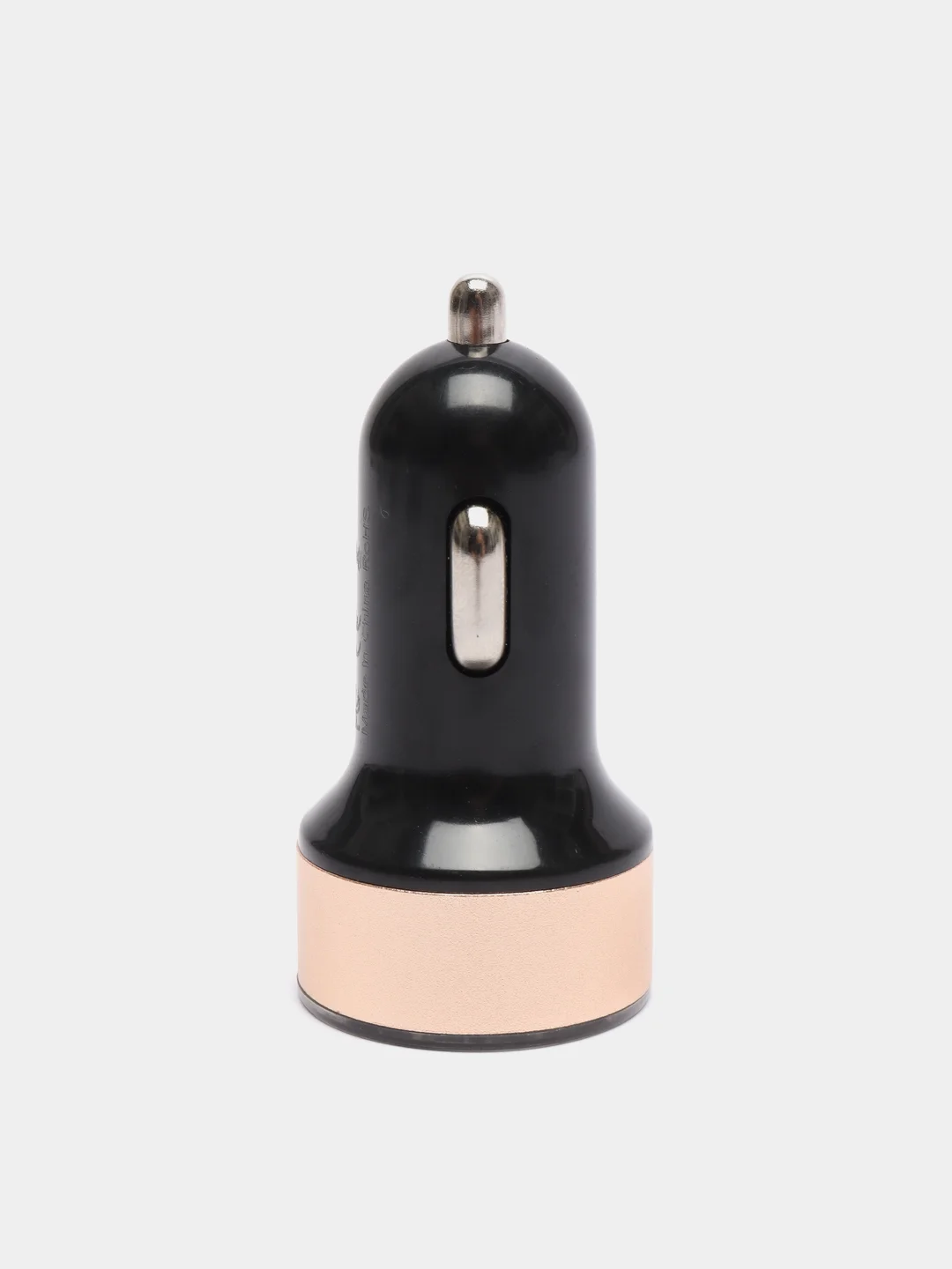 Золотой автомобильное зарядное устройство для телефона, 2 USB порта