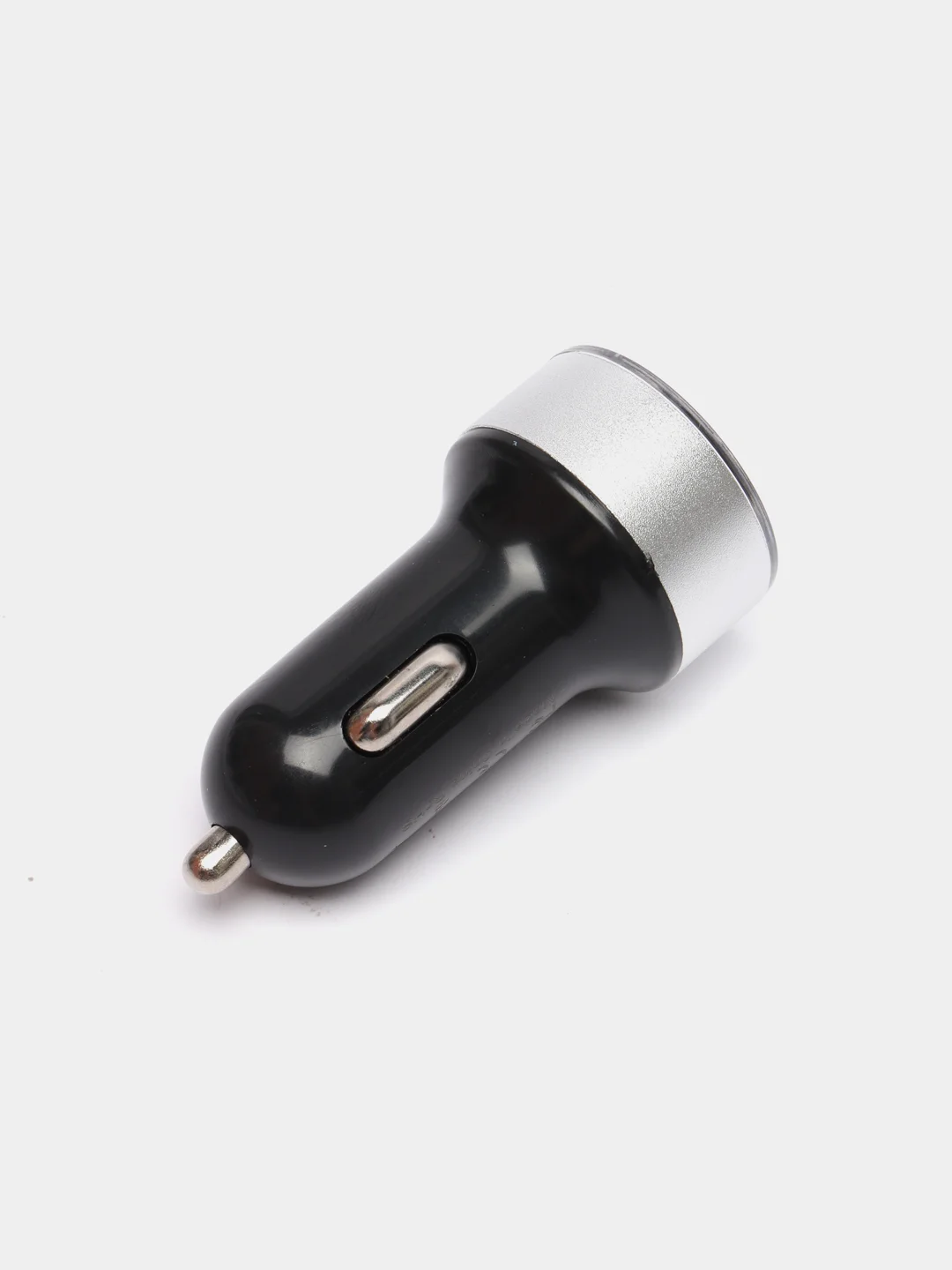 Серый автомобильное зарядное устройство для телефона, 2 USB порта