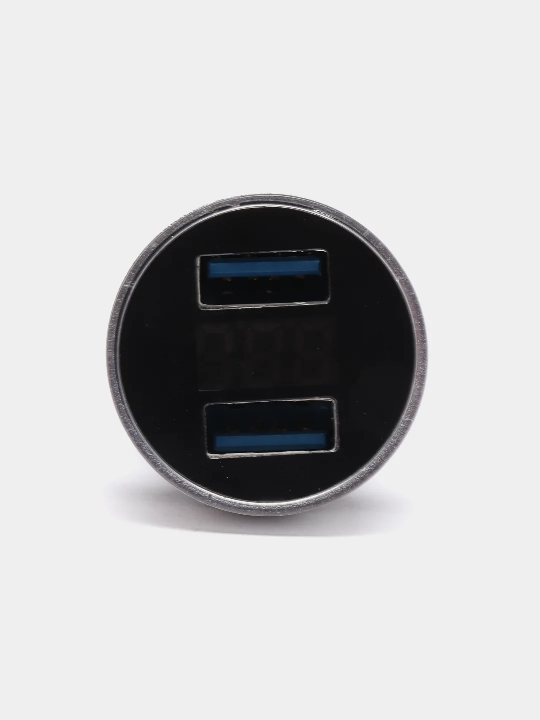 Серый автомобильное зарядное устройство для телефона, 2 USB порта