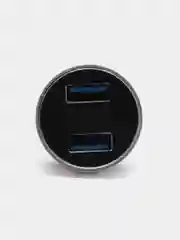 Серый автомобильное зарядное устройство для телефона, 2 USB порта