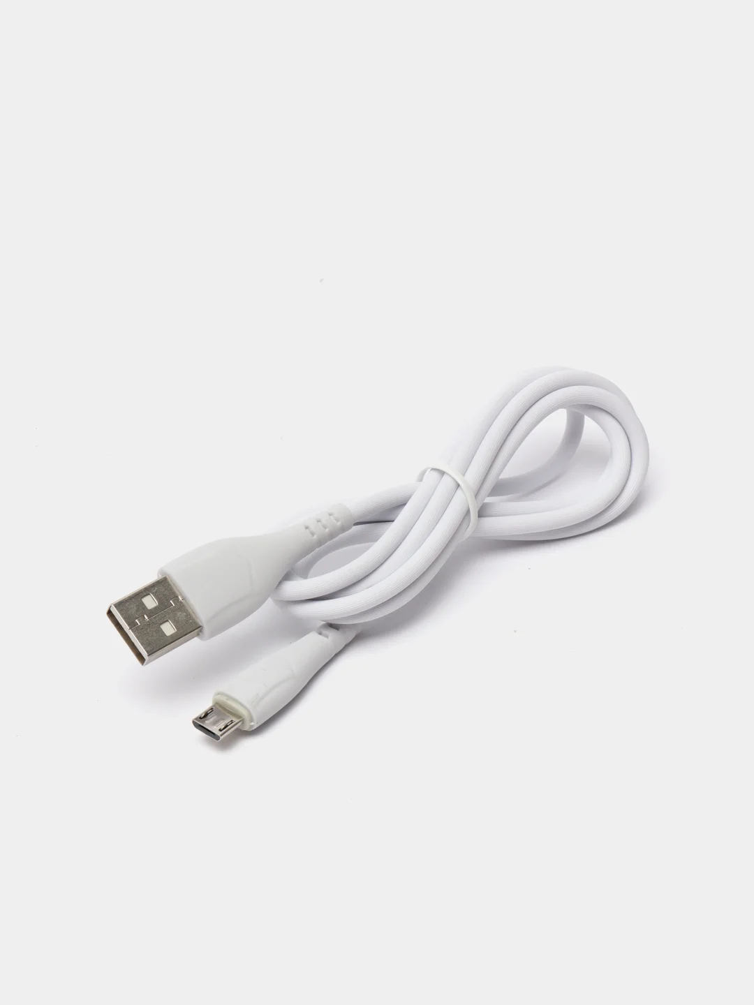 Белый кабель зарядный BOROFONE BX37 (1m, Micro-USB/Type-C/Lightning) для Android и Apple iPhone