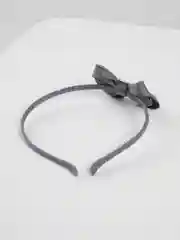 Ободок для волос серый