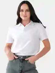 Белый футболка Поло, футболка